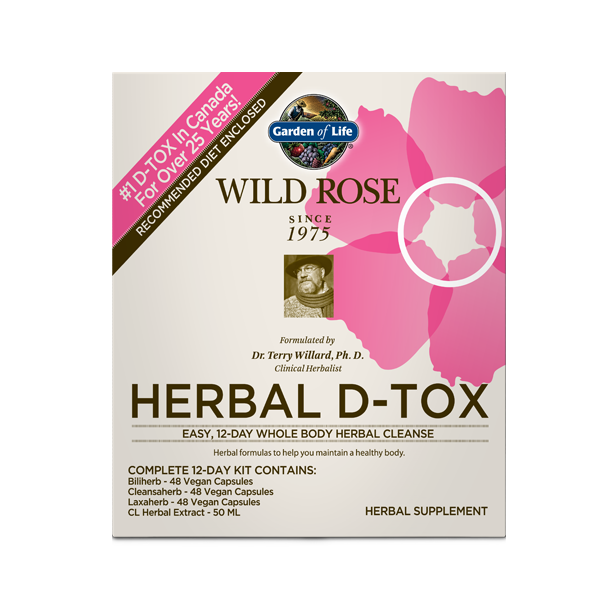 The Wild Rose Herbal D-Tox Kit (12 Day)